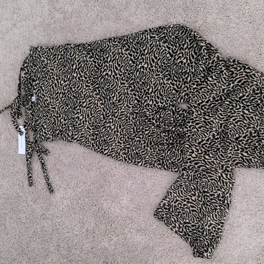 Topshop size 4 romper jumpsuit print - Picture 7 of 10